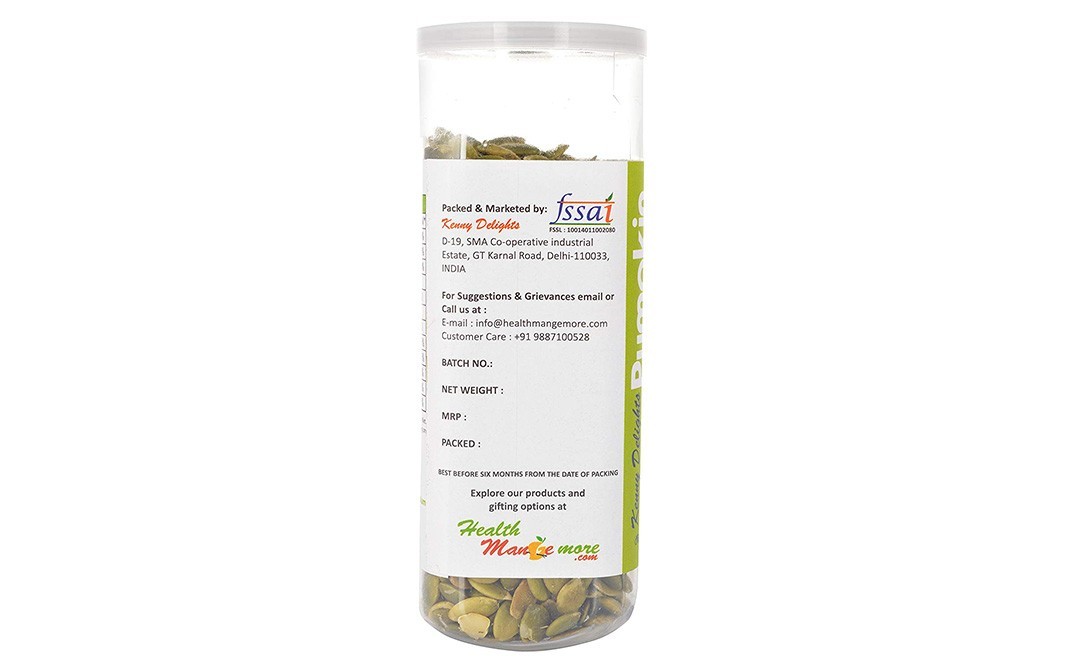 Kenny Delights Pumpkin Seeds    Container  150 grams